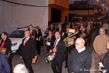  Procesión sin presencia policial en Ojos de Garza (Foto TA)